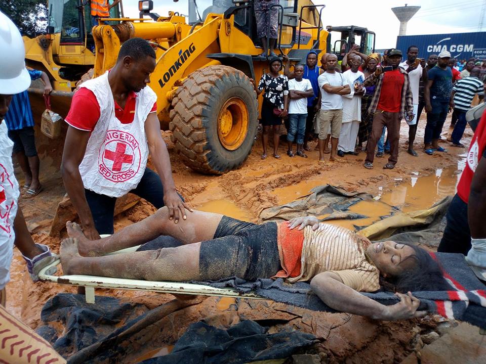 Female corps member trapped