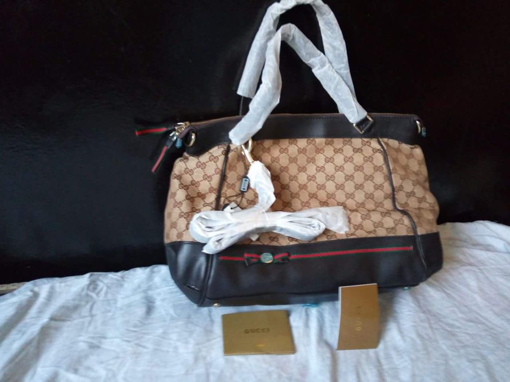 Linda Ikeji Blog on X: Hushpuppi and his Louis Vuitton bags strike a pose  at the airport   / X