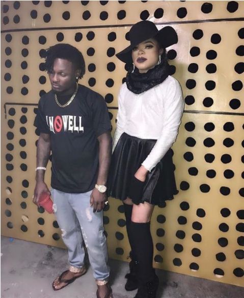 Bobrisky rocks skirt