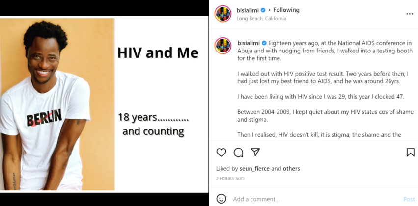 Gay Rights Activist Bisi Alimi Marks Years Of Living With Hiv