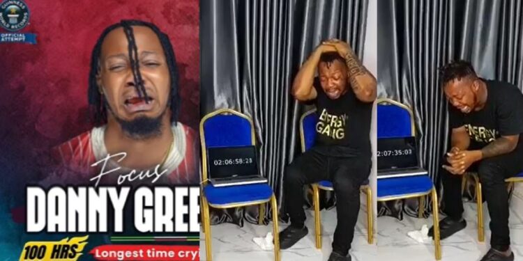 Nigerian Man Begins 100 Hour Cry A Thon To Break Guinness World Record