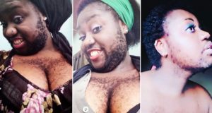 Queen Okafor shaves her beard