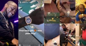 Davido buys rolex watch