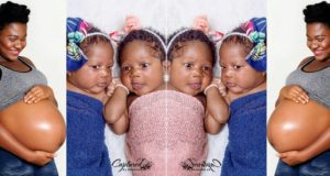 Nigerian lady welcomes twins