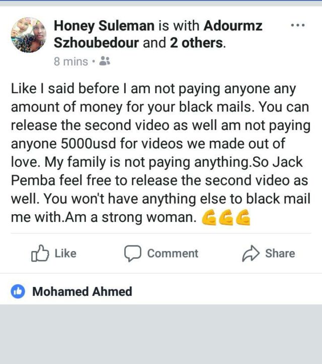 Man Releases S Ex Tape Of His Ex Girlfriend Lady Reacts