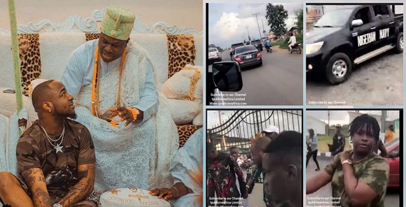 Davido stormed Ooni palace