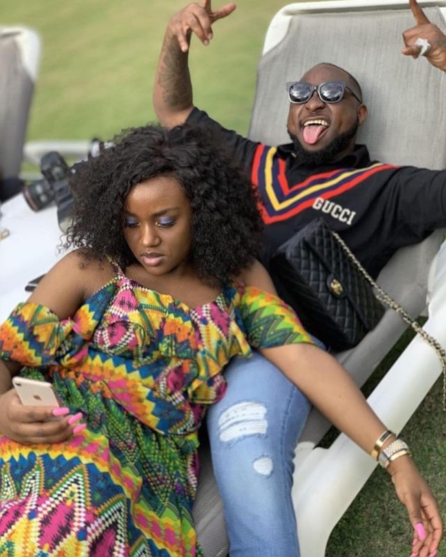 Lovely New Photos Of Davido And His Girlfriend, Chioma As They Chill 