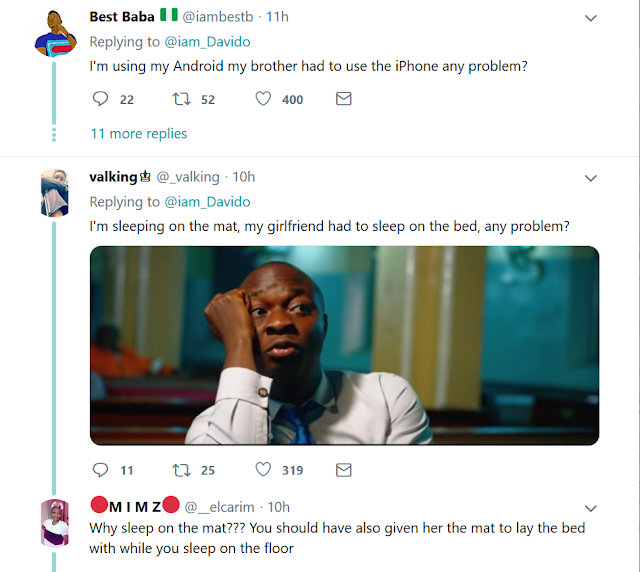 Twitter users mock Davido