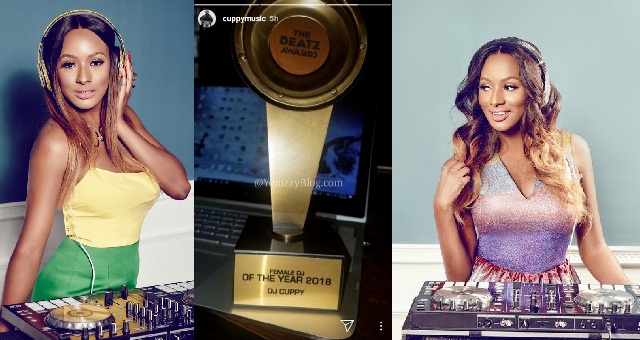 DJ Cuppy Wins