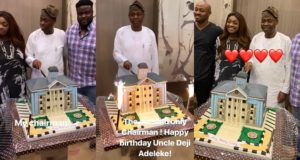 Photos from Davido's dad's birthday dinner party