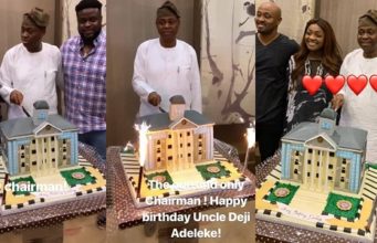 Photos from Davido's dad's birthday dinner party