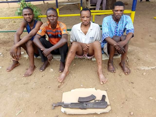 Benue police parade suspect