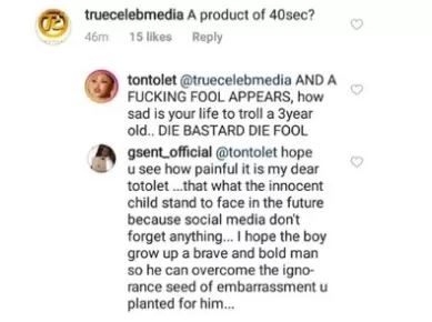 Troll calls Tonto Dikeh’s son