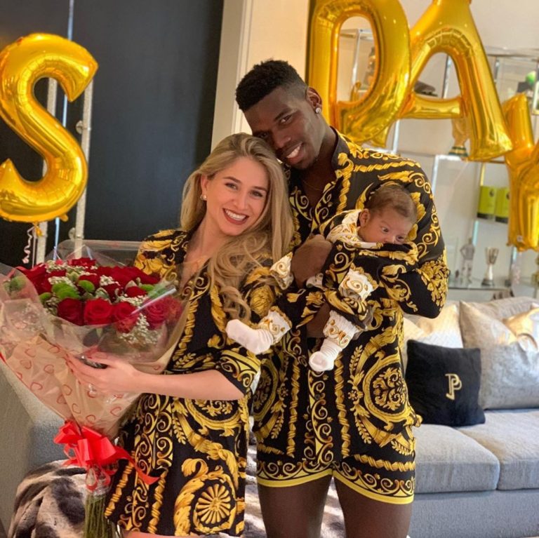 Paul Pogba and Maria Zulay share first photos of their son's face ...