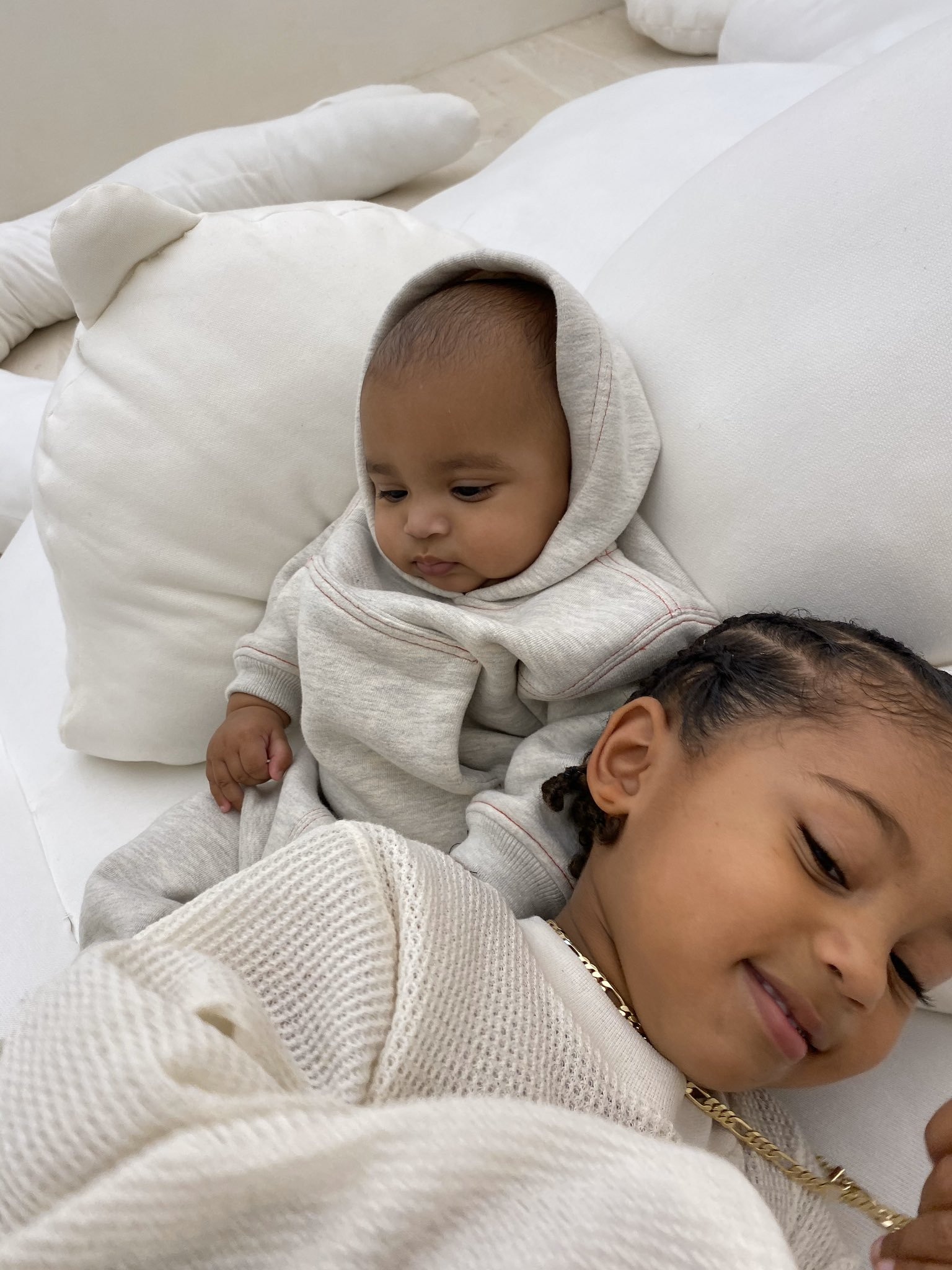 Kim Kardashian Shares Adorable New Photos Of Her Sons Saint And Psalm