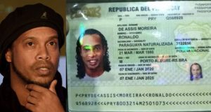 Ronaldinho arrested