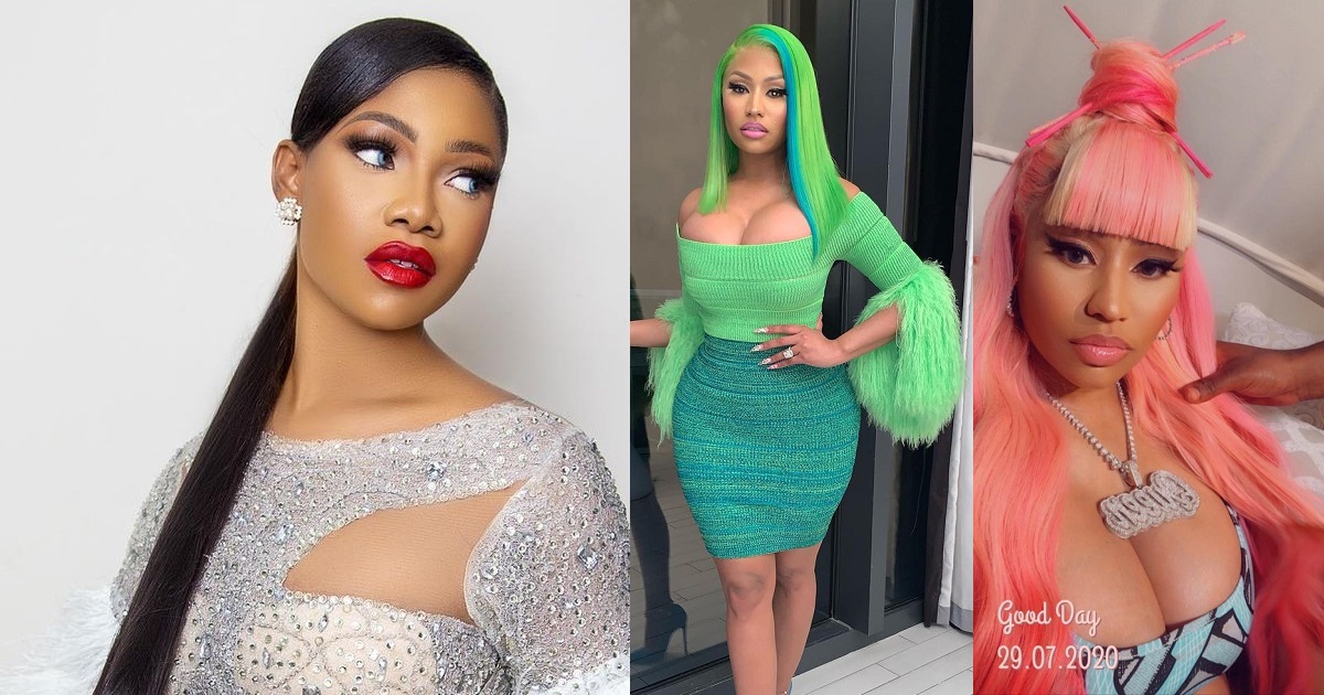 “I am not on anybody’s level in Nigeria” – Tacha brags after Nicki Minaj followed her on Instagram (video)