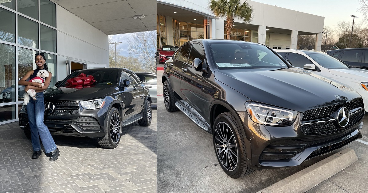 Lady gets Mercedes Benz as gift from parents for getting accepted into ...