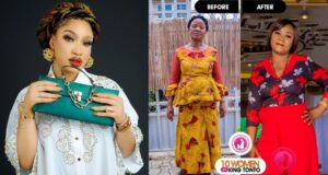 Tonto Dikeh transforms