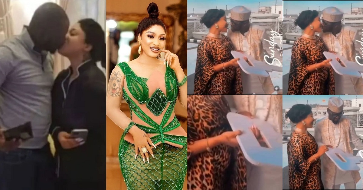 Sweet Love: Tonto Dikeh gifts her man, Prince Kpokpogri, keys to an expensive  gift - YabaLeftOnline