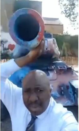 Nigerian man buys armoured tank, vows to single-handedly ...