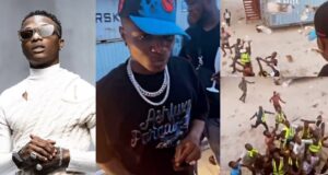 Wizkid causes frenzy