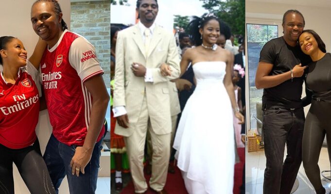 Kanu Nwankwo and wife