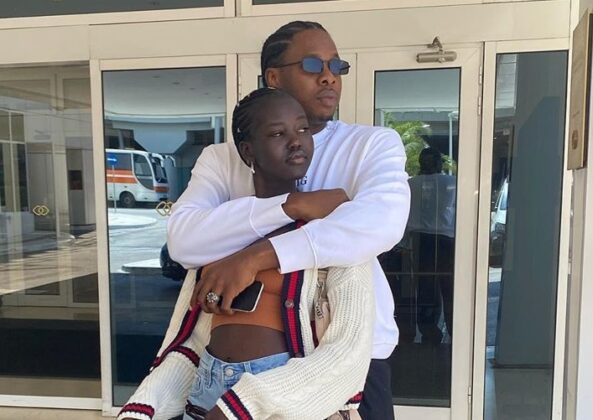 Singer, Runtown and his model girlfriend, Adut Akech, reportedly break up