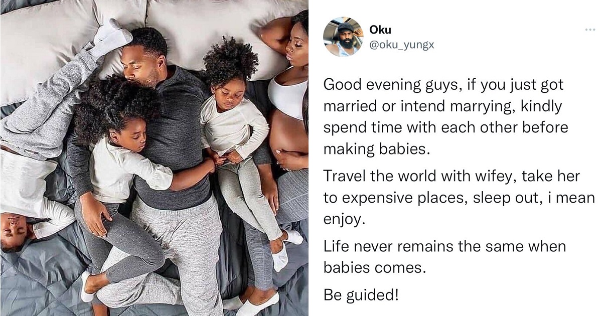 "Life Never Remains The Same When Babies Come" – Man Advises Newly ...