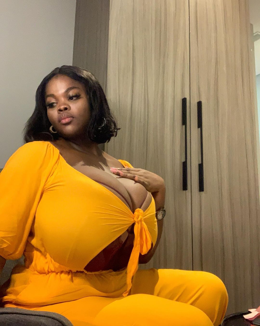 My body was not a mistake — Busty Nigerian lady ignores trolls as she  continues to post bold pictures of herself online (video) - YabaLeftOnline