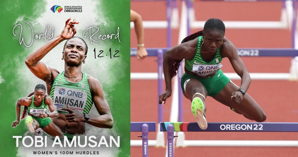 Tobi Amusan Becomes First Nigerian To Ever Win Gold As She Breaks 100m ...