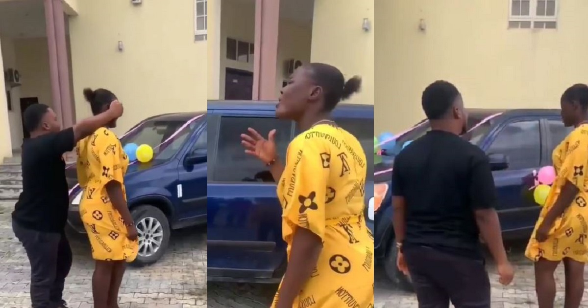 “Are You Okay? You Call This A Car? – Lady Rages At Boyfriend After He ...