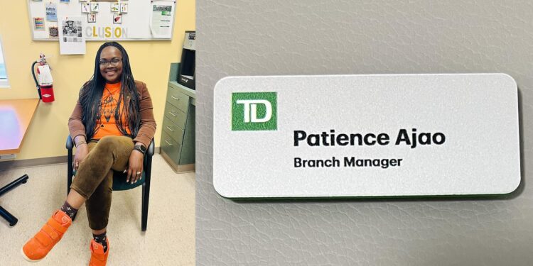 “I was told to abandon a career and survive but I didn’t listen” – Nigerian woman celebrates as she becomes a branch manager in Canada.