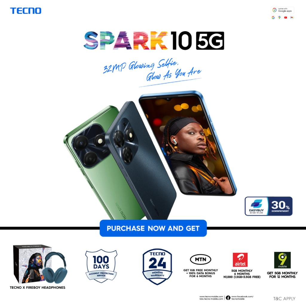 10 Reasons Why Tecno's New Spark 10 Series Is The Hottest Phone On The 