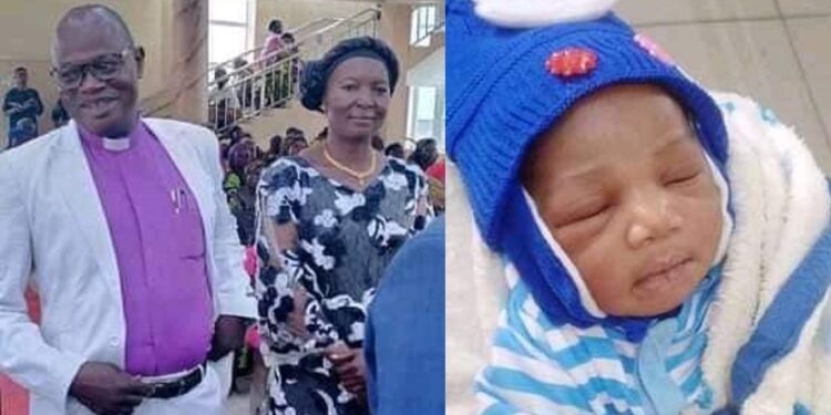 Nigerian pastor and his wife welcome first child after 35 years of waiting