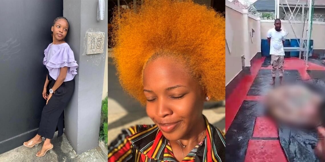  I want to use iphone 14 and expensive hair: photos of Justina a uniport student killed and butchǝred by her yahoo boyfriend for money ritual