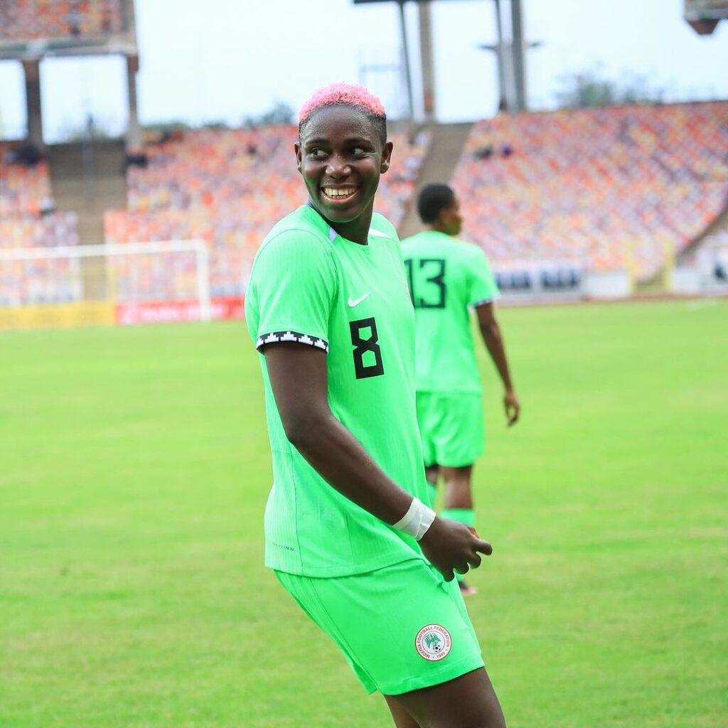 Asisat Oshoala knocks 