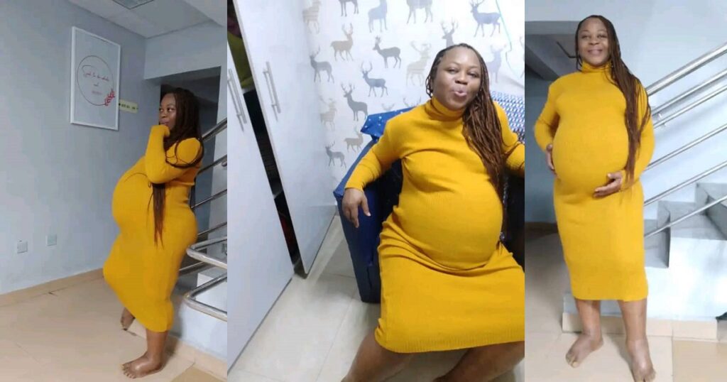 Nigerian Woman Celebrates As She Gives Birth To Quadruplets