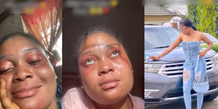 “From slaying to tears” – Netizens react as a lady shares her life journey after meeting a man who showed her shege promax  (VIDEO)