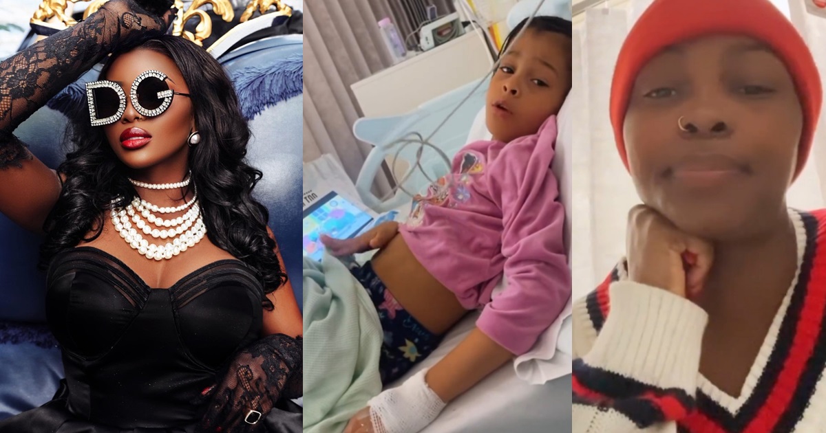 “Single motherhood is a test” – Reality TV star, Ka3na laments the struggles of caring for her sick child alone thumbnail