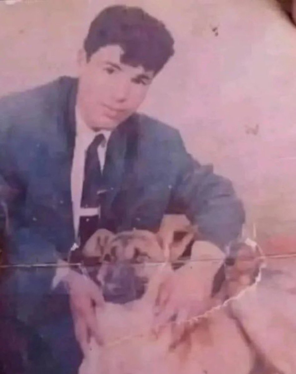 Omar Bin Omran as a teenager