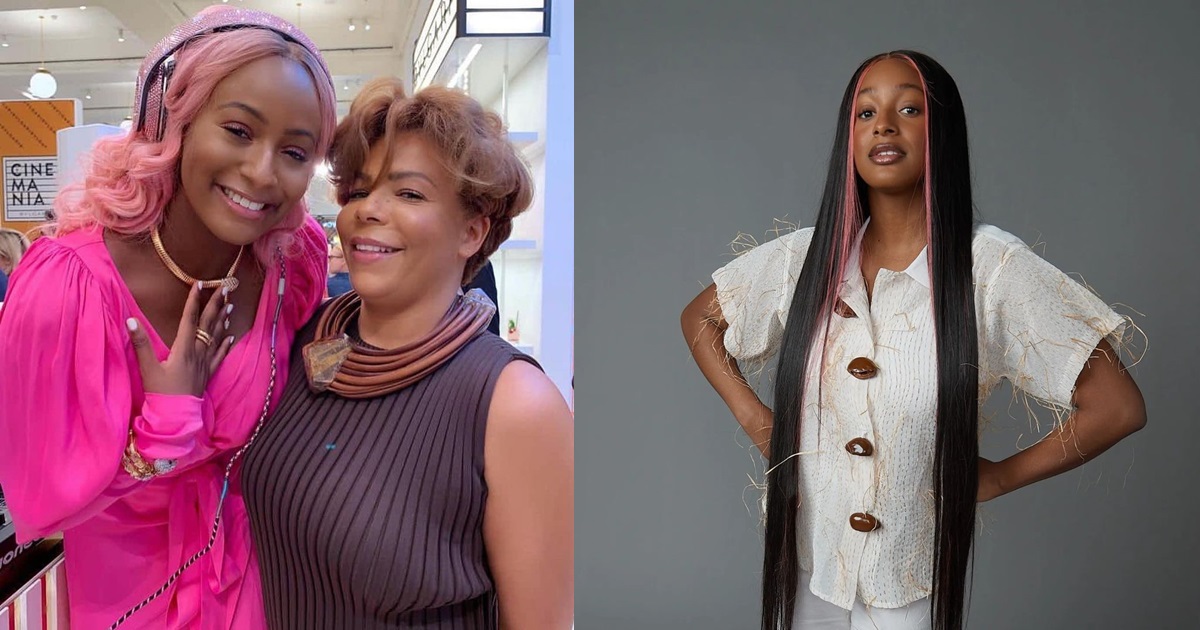 DJ Cuppy's mother, Nana Otedola prays