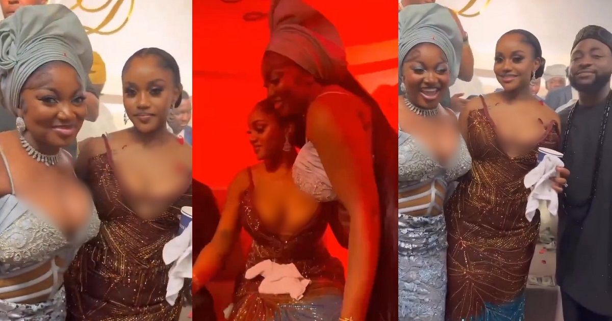 “They can’t even pretend, the fake smile was loud” – Netizens react to the way Papaya Ex was welcomed to the Chivido Wedding (VIDEO)