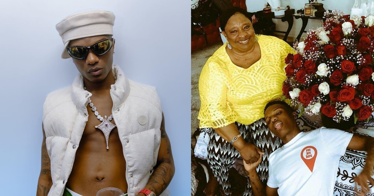 Afrobeat singer, Wizkid celebrates his mum’s first posthumous birthday