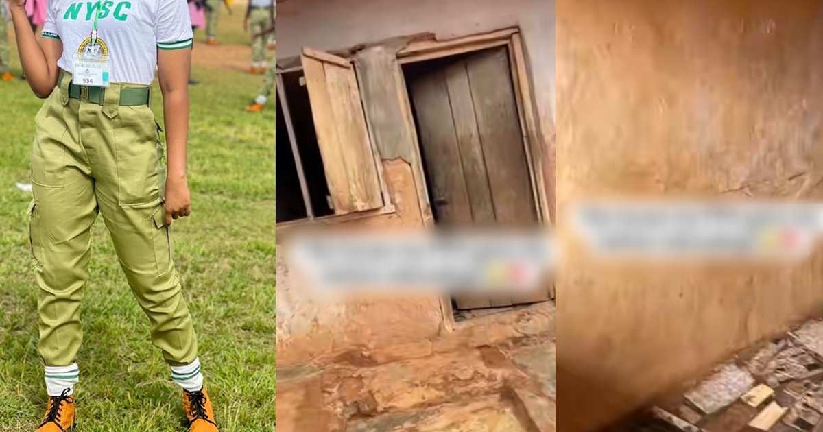 Corper Sh0cked By Condition Of Accommodation Offered By PPA (VIDEO)