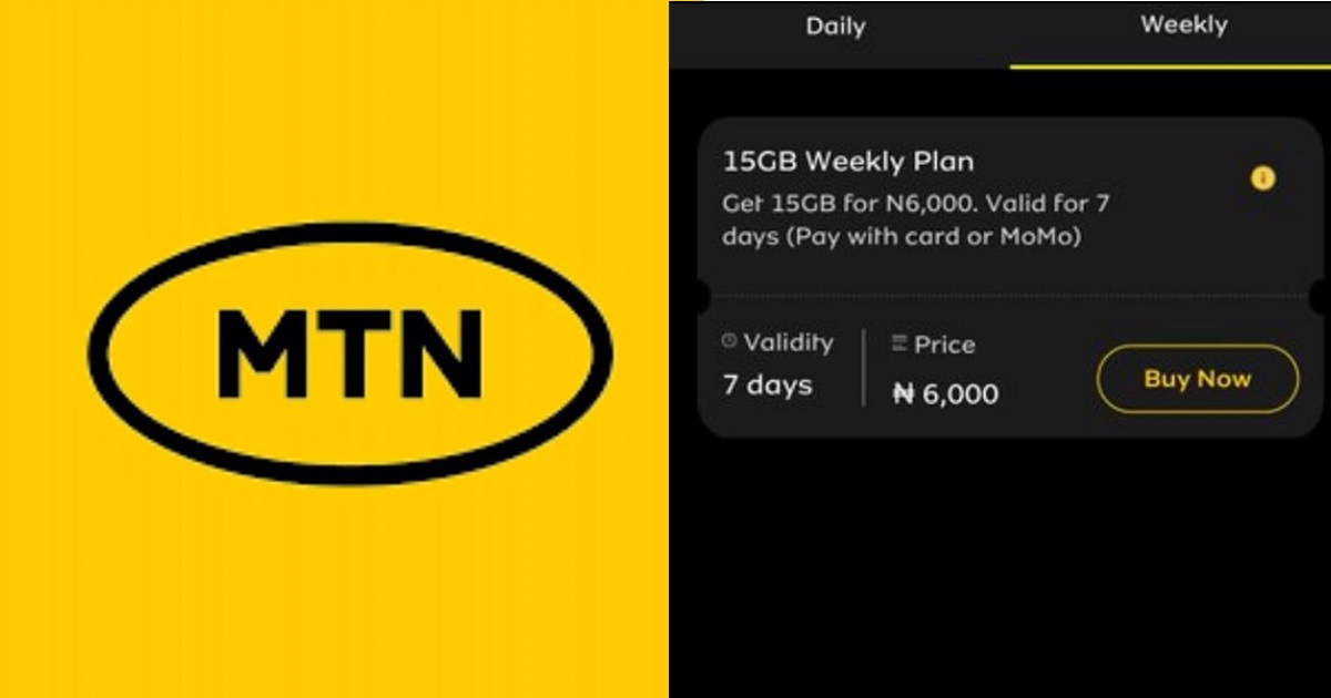 Netizens Outraged As MTN Raises Data Cost For 15Gb Weekly Plan From 2k to 6k